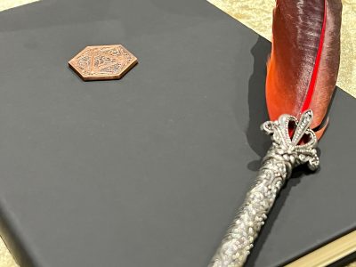 A5 Notebook Journal for Dungeons and Dragons Vegan Leather Matte Black D20  Diary for Dnd and Pathfinder Notes