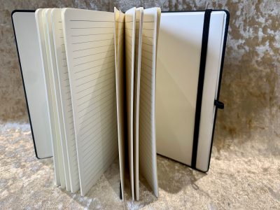 A5 Notebook Journal Tome for Dungeons and Dragons Vegan Leather Matte Black D20 Diary for Dnd and Pathfinder Notes - Image 3