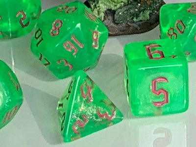Acid Splash Polyhedral Dice for RPG Games like Dungeons and Dragons and Pathfinder. DnD Gifts RPG Gift - Image 5
