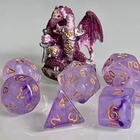 Amethyst Dream Polyhedral Dice