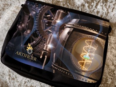 Artificer Class Messenger Bag Dungeons and Dragons. Fantasy rpg LARGE Dnd shoulder Messenger Bag for DnD Gifts RPG Gift Props Christmas Gift