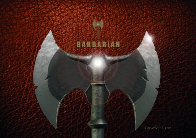 Barbarian Class Messenger Bag Dungeons and Dragons. Fantasy rpg LARGE Dnd shoulder Messenger Bag for DnD Gifts RPG Gift Props Christmas Gift - Image 2