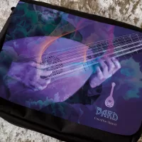 Bard Messenger Bag Dungeons and Dragons. Fantasy rpg Bag LARGE Dnd shoulder Messenger Bag for Gifts RPG Gift Christmas Gift