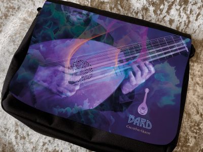 Bard Messenger Bag Dungeons and Dragons. Fantasy rpg Bag LARGE Dnd shoulder Messenger Bag for Gifts RPG Gift Christmas Gift
