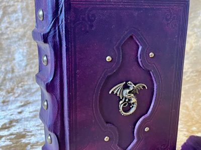 Book of Shadows A5 Dragon Old Antique Tome Book Notebook Journal Diary Gift with deckled parchment Dungeons and Dragons and witchcraft - Image 6