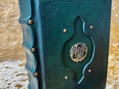 Book of Shadows Celtic old Grimoire Tome Book of Shadows Witch Journal Diary with Blank parchment Dungeons and Dragons and witchcraft - Image 4