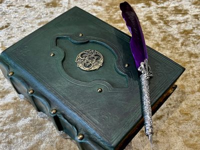 Book of Shadows Celtic old Grimoire Tome Book of Shadows Witch Journal Diary with Blank parchment Dungeons and Dragons and witchcraft - Image 9
