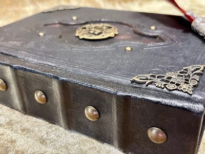 Book of Shadows Celtic Trinity Knot Tome BOS Notebook Journal with Deckled Parchment Dungeons and Dragons and witchcraft gift - Image 2