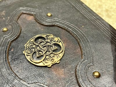 Book of Shadows Celtic Trinity Knot Tome BOS Notebook Journal with Deckled Parchment Dungeons and Dragons and witchcraft gift - Image 6