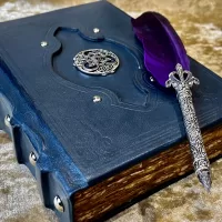 Book of Shadows Celtic Witch Grimoire Tome Book of Shadows Notebook Journal Diary with Blank parchment Dungeons and Dragons and witchcraft