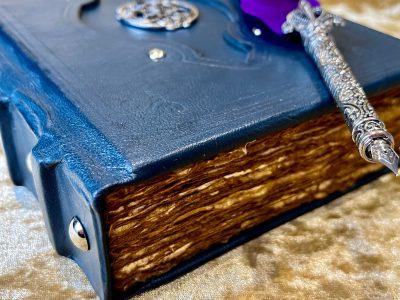 Book of Shadows Celtic Witch Grimoire Tome Book of Shadows Notebook Journal Diary with Blank parchment Dungeons and Dragons and witchcraft - Image 7