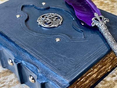 Book of Shadows Celtic Witch Grimoire Tome Book of Shadows Notebook Journal Diary with Blank parchment Dungeons and Dragons and witchcraft - Image 8