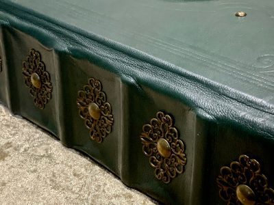 Celtic Knot Fantasy old Tome Book Grimoire Blank A4 Notebook Journal Diary with deckled parchment Dungeons and Dragons gift - Image 3