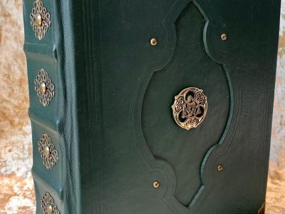Celtic Knot Fantasy old Tome Book Grimoire Blank A4 Notebook Journal Diary with deckled parchment Dungeons and Dragons gift - Image 6