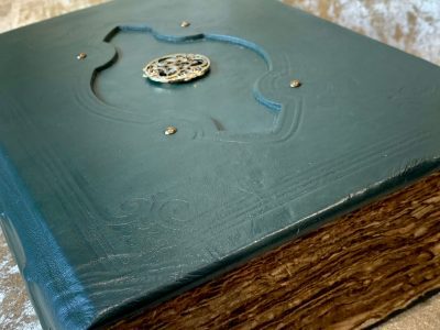 Celtic Knot Fantasy old Tome Book Grimoire Blank A4 Notebook Journal Diary with deckled parchment Dungeons and Dragons gift - Image 8