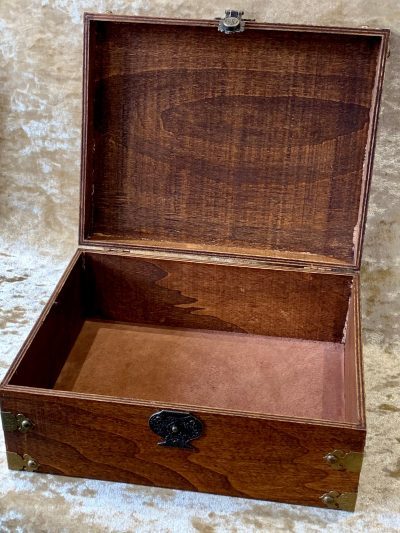 Chest Dungeons and Dragons Chest with metal Celtic Knot RPG box and DnD Dice Box - Image 5