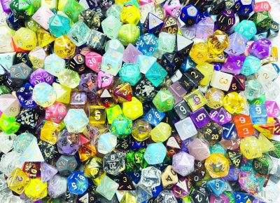 Dice A5 Greeting Card with Gold Metallic Envelope Dungeons and Dragons. Fantasy rpg for DnD Gifts RPG Gift Props Christmas gifts - Image 2