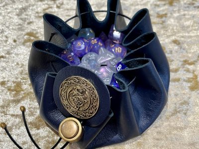 Dice Bag Celtic Wicca Dungeons and Dragons Fantasy Leather Regular - DnD Dicebag Coin Pouch LARP Bag Dungeon Gifts RPG Gift Props - Image 8