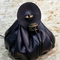 Dice Bag, Dungeons and Dragons Dice Bag, Leather Regular Dice Bag DnD Dicebag, Coin Pouch LARP Bag for DnD Gifts RPG Gift