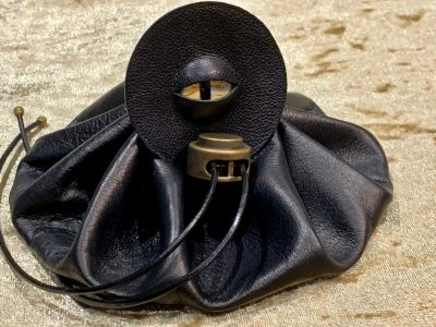 Dice Bag, Dungeons and Dragons Dice Bag, Leather Regular Dice Bag DnD Dicebag, Coin Pouch LARP Bag for DnD Gifts RPG Gift - Image 3
