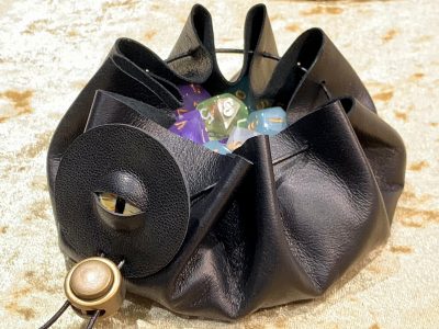 Dice Bag, Dungeons and Dragons Dice Bag, Leather Regular Dice Bag DnD Dicebag, Coin Pouch LARP Bag for DnD Gifts RPG Gift - Image 4
