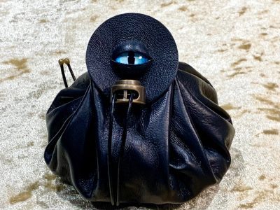 Dice Bag Dungeons and Dragons Fantasy Leather Regular Dice Bag DnD Dicebag Coin Pouch LARP Bag for DnD Gifts RPG Gift Props larping
