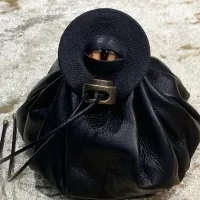 Dice Bag Dungeons and Dragons Leather Regular Dice Bag DnD Dicebag Coin Pouch LARP Bag for DnD Gifts RPG Gift