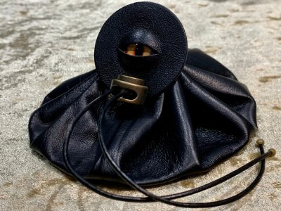 Dice Bag Dungeons and Dragons Leather Regular Dice Bag DnD Dicebag Coin Pouch LARP Bag for DnD Gifts RPG Gift - Image 4