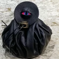Dice Bag Dungeons and Dragons Leather Regular Dice Bag DnD Dicebag Coin Pouch LARP Bag for DnD Gifts RPG Gift