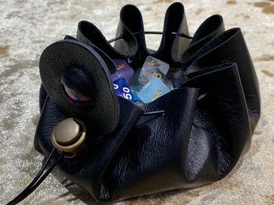 Dice Bag Dungeons and Dragons Leather Regular Dice Bag DnD Dicebag Coin Pouch LARP Bag for DnD Gifts RPG Gift - Image 4