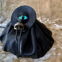 Dice Bag Dungeons and Dragons Leather Regular Dice Bag DnD Dicebag Coin Pouch LARP Bag for DnD Gifts RPG Gift Props larping