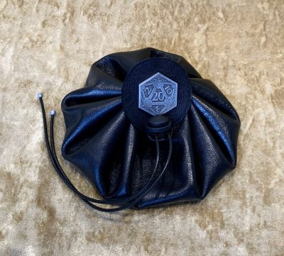 Dice Bag Dungeons and Dragons Leather Regular - DnD Dicebag Coin Pouch LARP Bag Dungeon Gifts RPG Gift Props - Image 2