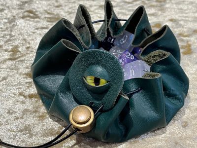 Dice Bag Dungeons and Dragons Leather Regular - DnD Dicebag Coin Pouch LARP Bag Dungeon Gifts RPG Gift Props - Image 4