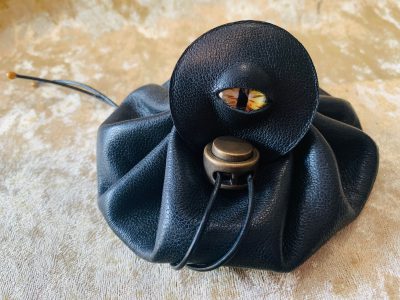 Dice Bag Dungeons and Dragons Leather Regular - DnD Dicebag Coin Pouch LARP Bag Dungeon Gifts RPG Gift Props - Image 3