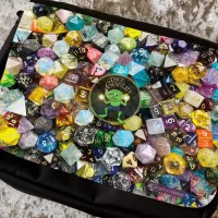 Dice Goblin Messenger Bag Dungeons and Dragons. Fantasy rpg Bag LARGE Dnd shoulder Messenger Bag for Gifts RPG Gift Props Christmas Gifts