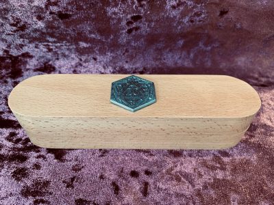 Dice Vault Dungeons and Dragons Leather - DnD Dice Vault with Silver D20 Coin. Dungeon Gifts RPG Gift - Image 7