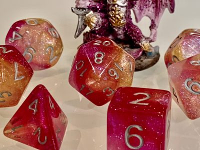Dragon heart Polyhedral Dice for RPG Games like Dungeons and Dragons and Pathfinder. DnD Gifts RPG Vegan Gift - Image 4
