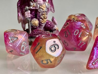 Dragon heart Polyhedral Dice for RPG Games like Dungeons and Dragons and Pathfinder. DnD Gifts RPG Vegan Gift - Image 6