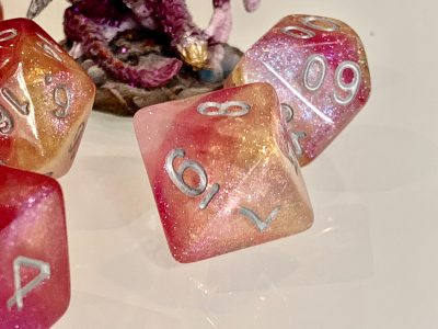 Dragon heart Polyhedral Dice for RPG Games like Dungeons and Dragons and Pathfinder. DnD Gifts RPG Vegan Gift - Image 7