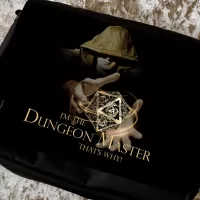 Dungeon Master dm Messenger Bag Dungeons and Dragons. Fantasy rpg Bag Dnd shoulder Messenger Bag for DnD Gifts RPG Gift Props Christmas gift