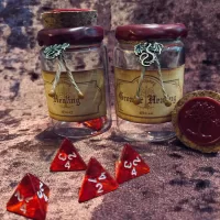 Dungeons and Dragons - 2 set Healing Potions RPG Gifts games magic potion bottles gift  DnD DnD5e