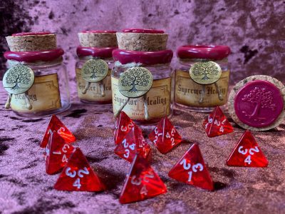Dungeons and Dragons - 5e 4 set Healing Potions Gift for RPG Props games magic gifts potion bottles - DnD DnD 5e - Image 2