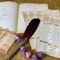Dungeons and Dragons Character Sheets and Game Reference Cards - NEW AND IMPROVED (Pack of 5 each) for DnD and DnD5e 5th Edition A5 Booklet