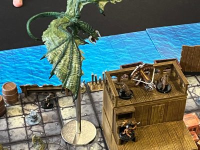 Adjustable Magnetic Flight Stand Combat Riser for Monsters & Minis. Underwater battle stands Gift for Dungeons and Dragons DnD RPG Pathfinder games.