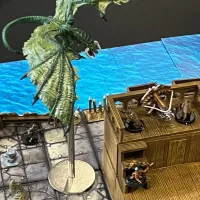 Adjustable Magnetic Flight Stand Combat Riser for Monsters & Minis. Underwater battle stands Gift for Dungeons and Dragons DnD RPG Pathfinder games.