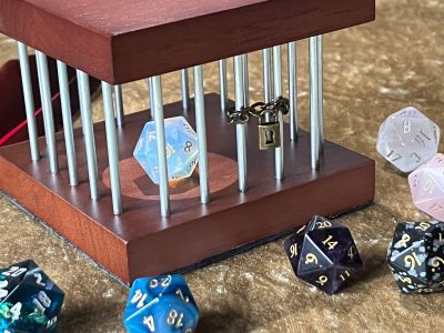 Dungeons and Dragons Hardwood Dice Jail DnD Handmade Pathfinder Wooden, Jail, Prison for your Naughty, Misbehaving Dice Xmas gift - Image 2