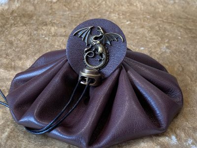 Dungeons and Dragons Large Genuine Real Luxury Leather Dice Bag DnD Dicebag Coin Pouch LARP Bag for DnD Gifts RPG Props larping Gift - Image 2