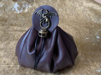 Dungeons and Dragons Large Genuine Real Luxury Leather Dice Bag DnD Dicebag Coin Pouch LARP Bag for DnD Gifts RPG Props larping Gift - Image 4