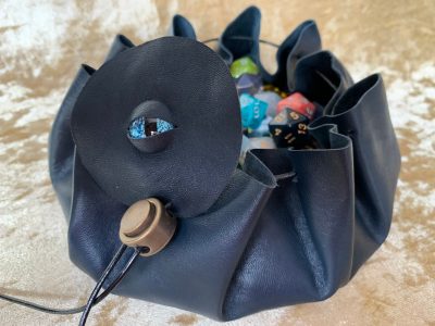 Dungeons and Dragons Large Genuine Real Luxury Leather Dice Bags DnD Dicebag Coin Pouch LARP Bag for DnD Gifts RPG Props larping Gift - Image 3