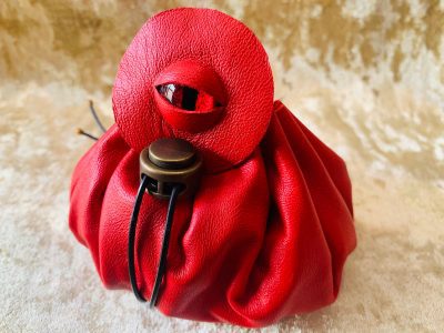 Dungeons and Dragons Leather Regular Dice Bag DnD Dicebag Coin Pouch LARP Bag for DnD Gifts RPG Gift Props larping